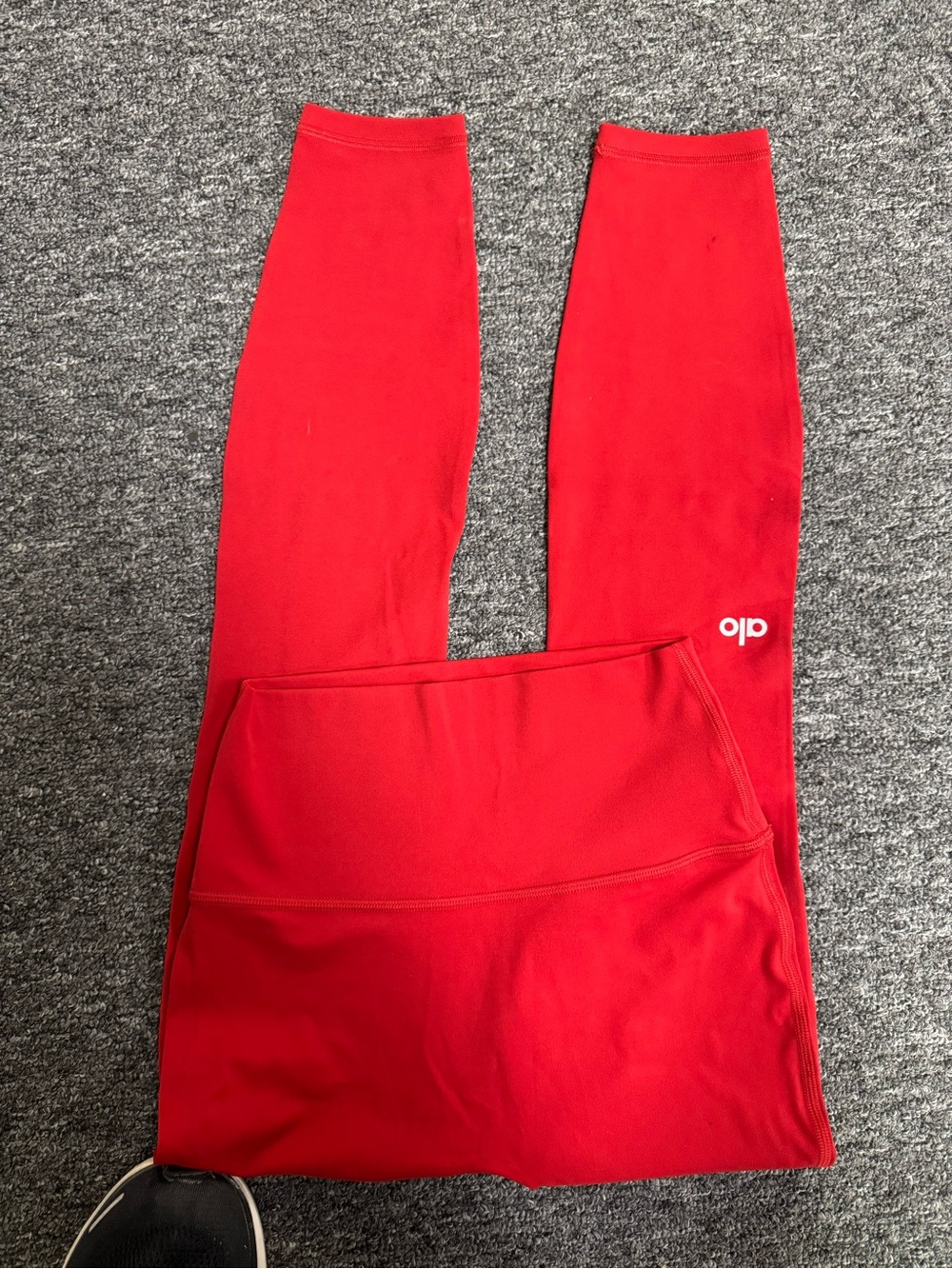 ALO Yoga womens Bright Red Performance Leggings